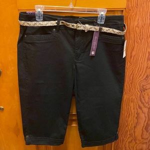 NWT Misses Gloria Vanderbilt Skimmers Stretch